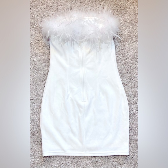 Windsor Good Girl Gone Glam Feather Mini Dress - Picture 2 of 4